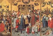 master of the Holy Kindred Retable of the Seven Joys of the Virgin (mk05) painting